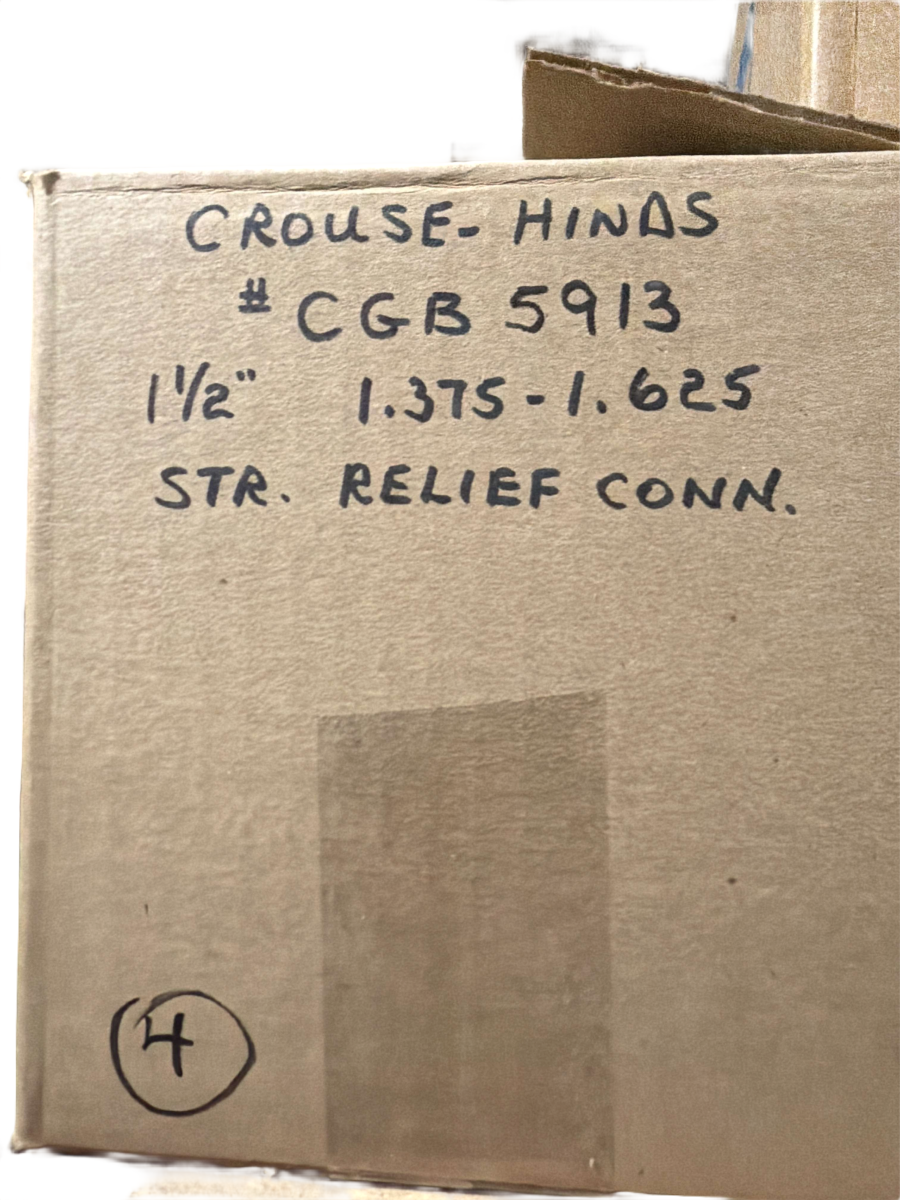 1-1/2" Eaton Crouse-Hinds CGB5913 Straight Cable Gland β 1.375" to 1.625" Cable