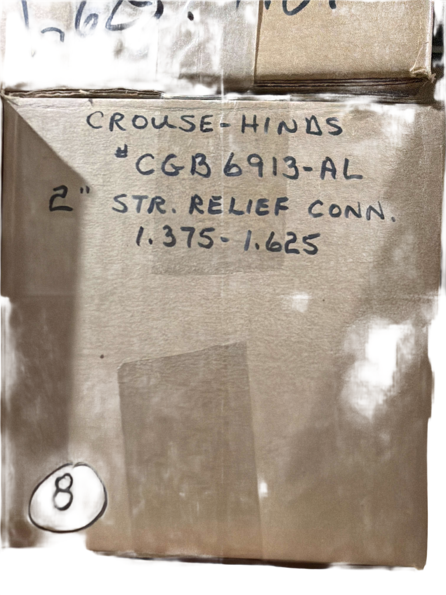 2" Eaton Crouse-Hinds CGB6913 Straight Cable Gland β 1.375" to 1.625" Cable