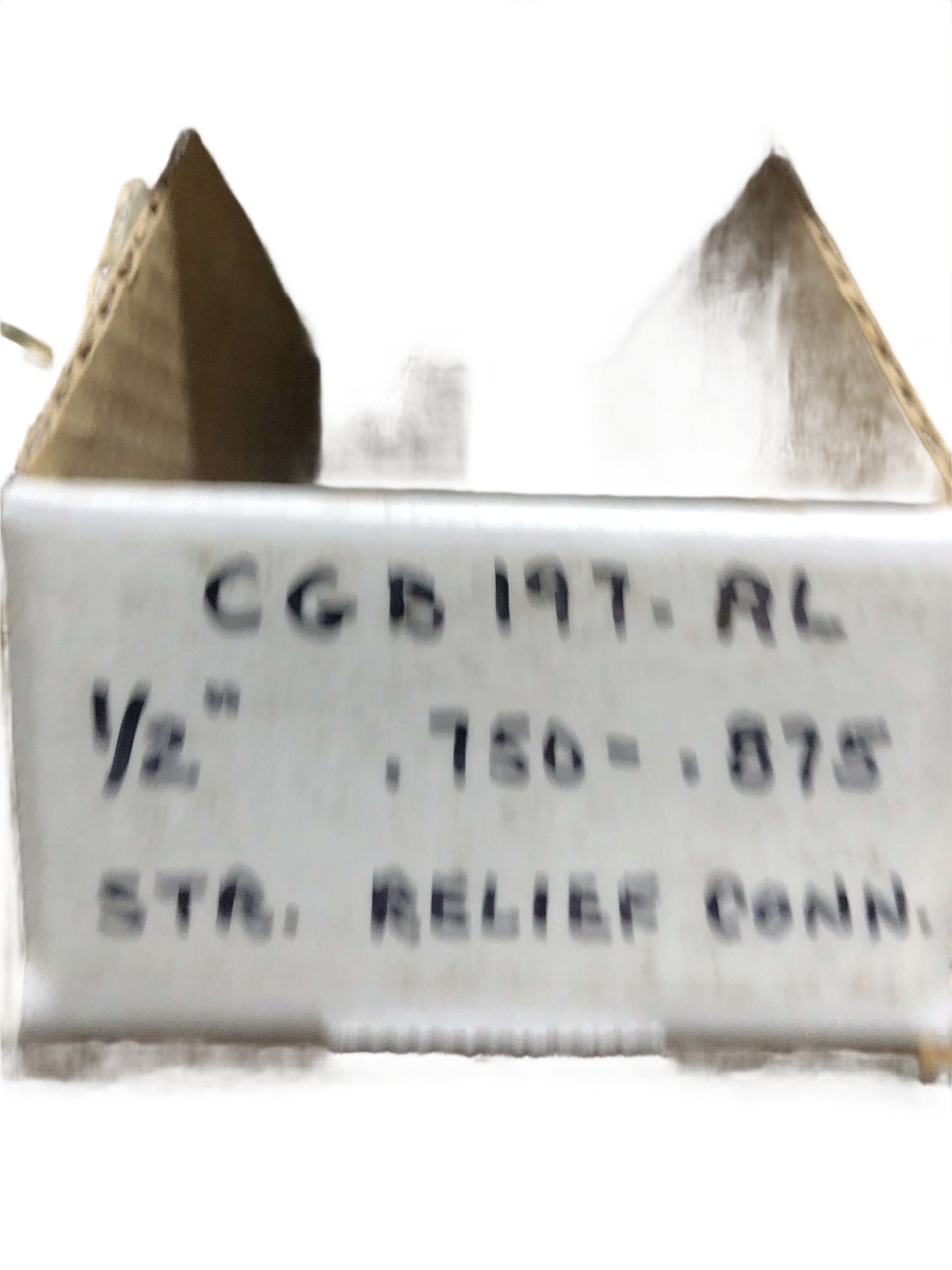 1/2" Eaton Crouse-Hinds CGB197-RL Straight Cable Gland β 0.750" to 0.875" Cable