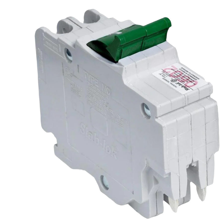 Federal Pioneer NC0230 Stab-Lok Circuit Breaker, 30A, 2-Pole, 120/240V AC, Slim Plug-In.