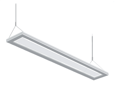 4' Silver Up/Down LED Linear Luminaire β 40W, CCT Selectable