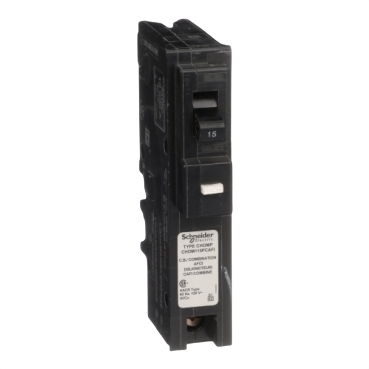 Schneider Homeline CHOM115PCAFI 15A 1-Pole 120V Plug-On Neutral Combination AFCI Circuit Breaker